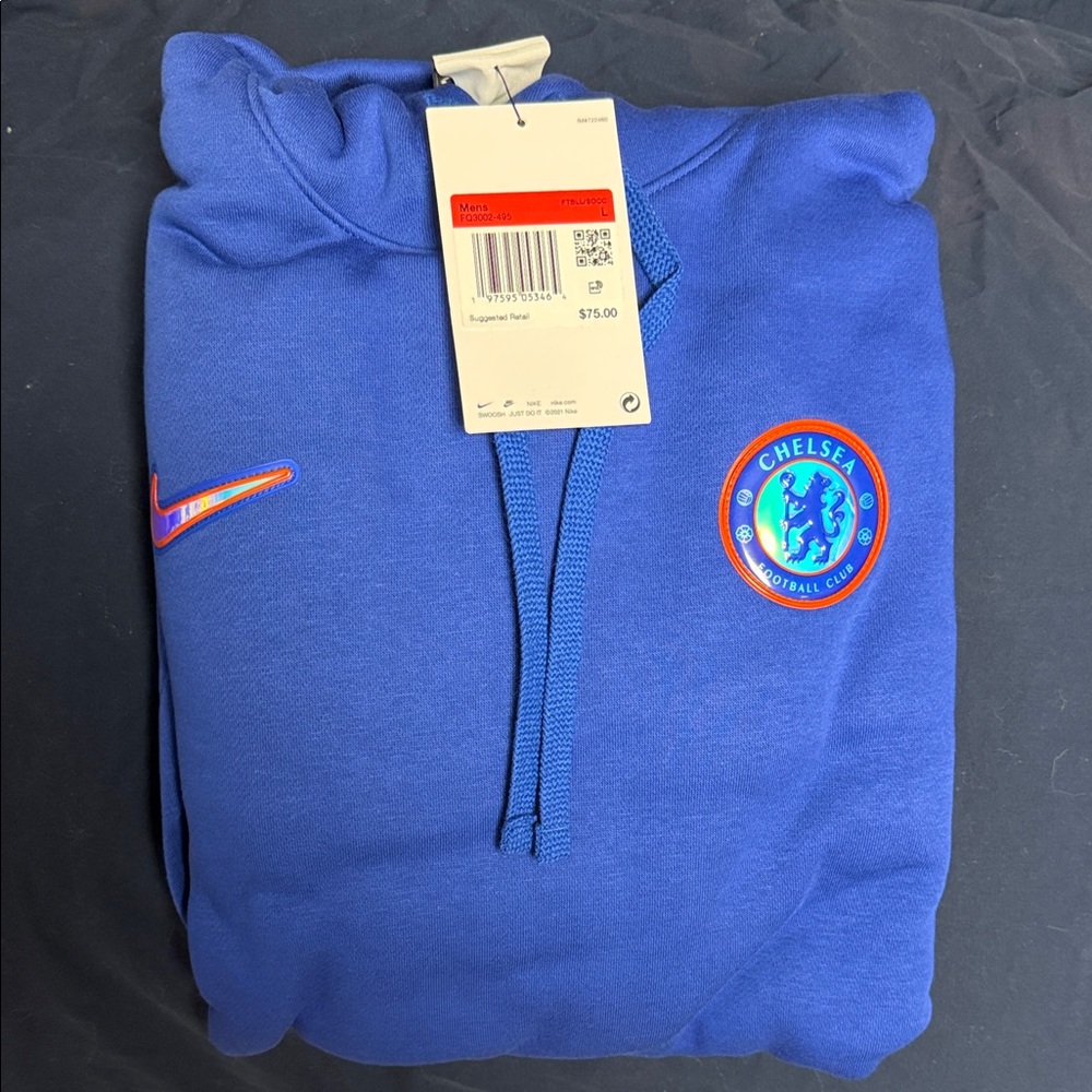 Chelsea FC Nike Club Hoodie NWT